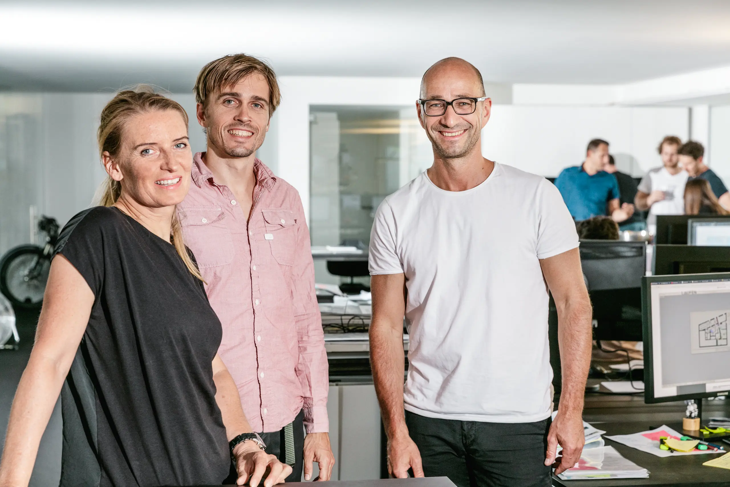Die Architekten Kathrin Aste und Frank Ludin 