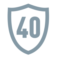 Garantiert 40 Jahre Materialgarantie