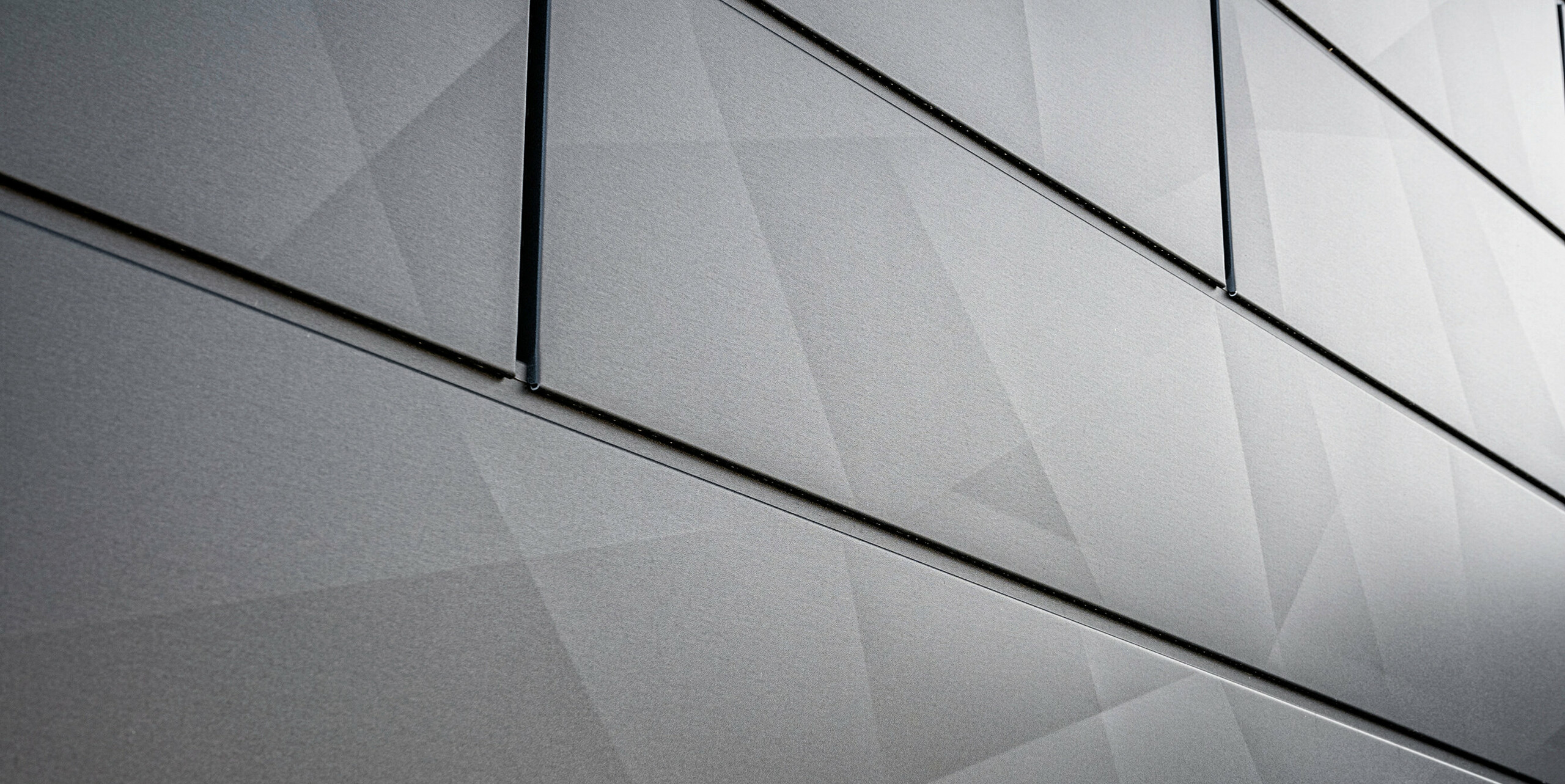 Detailaufnahme PREFA Siding.X in P.10 Anthrazit