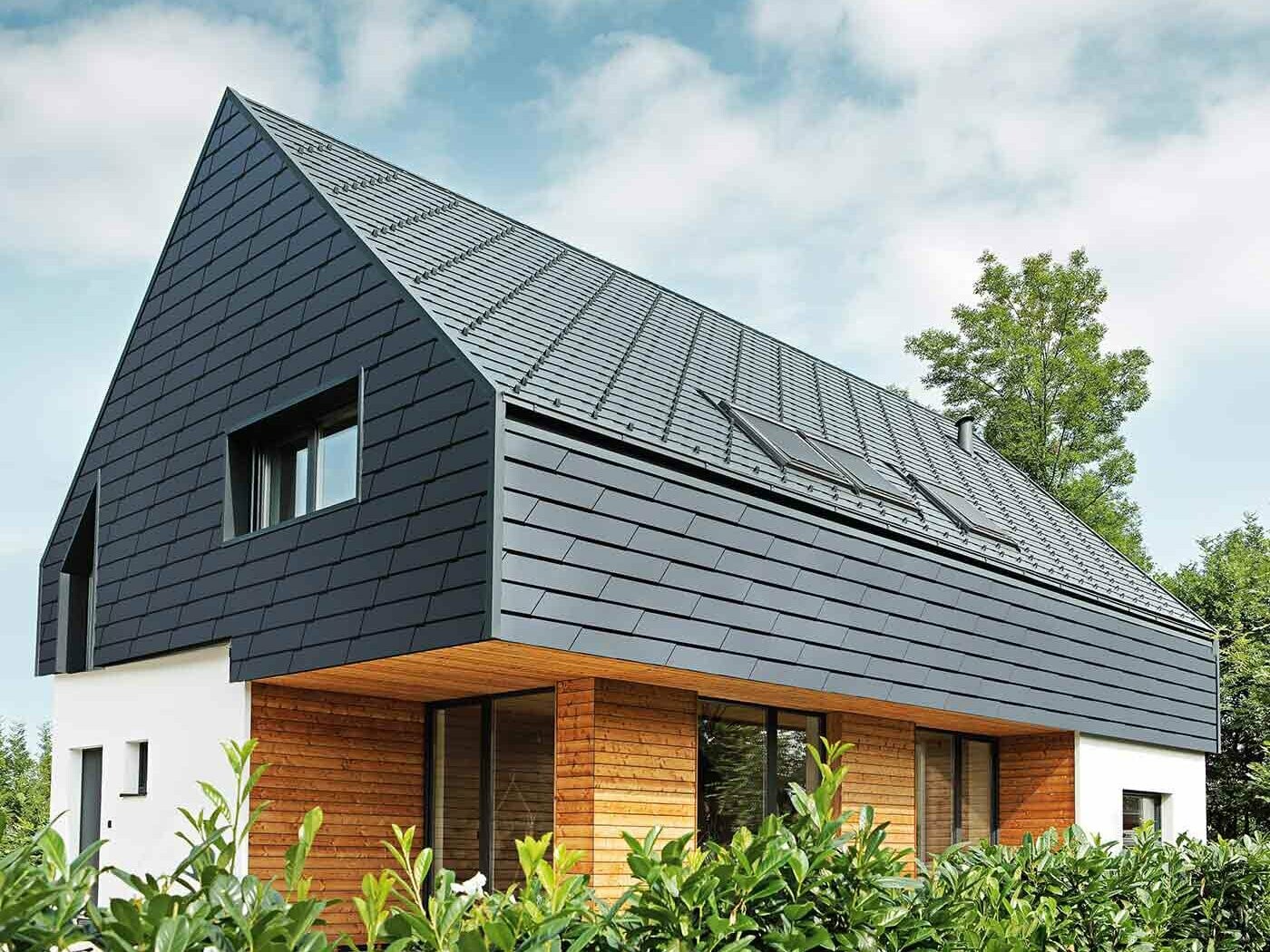 Représentation symbolique : grand bardeau pour façade : Bardeau de façade XL PREFA