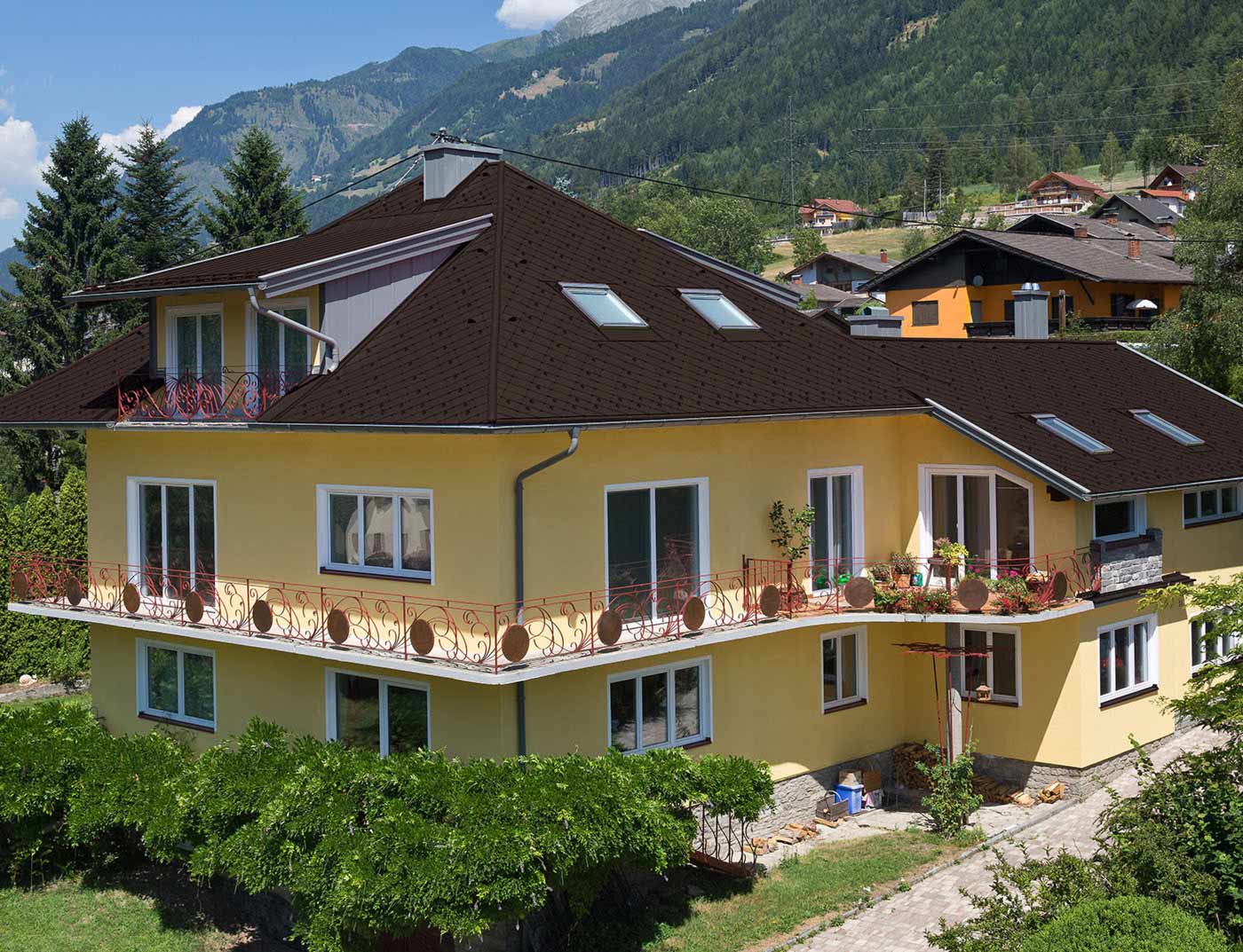 Tuile PREFA brun noisette